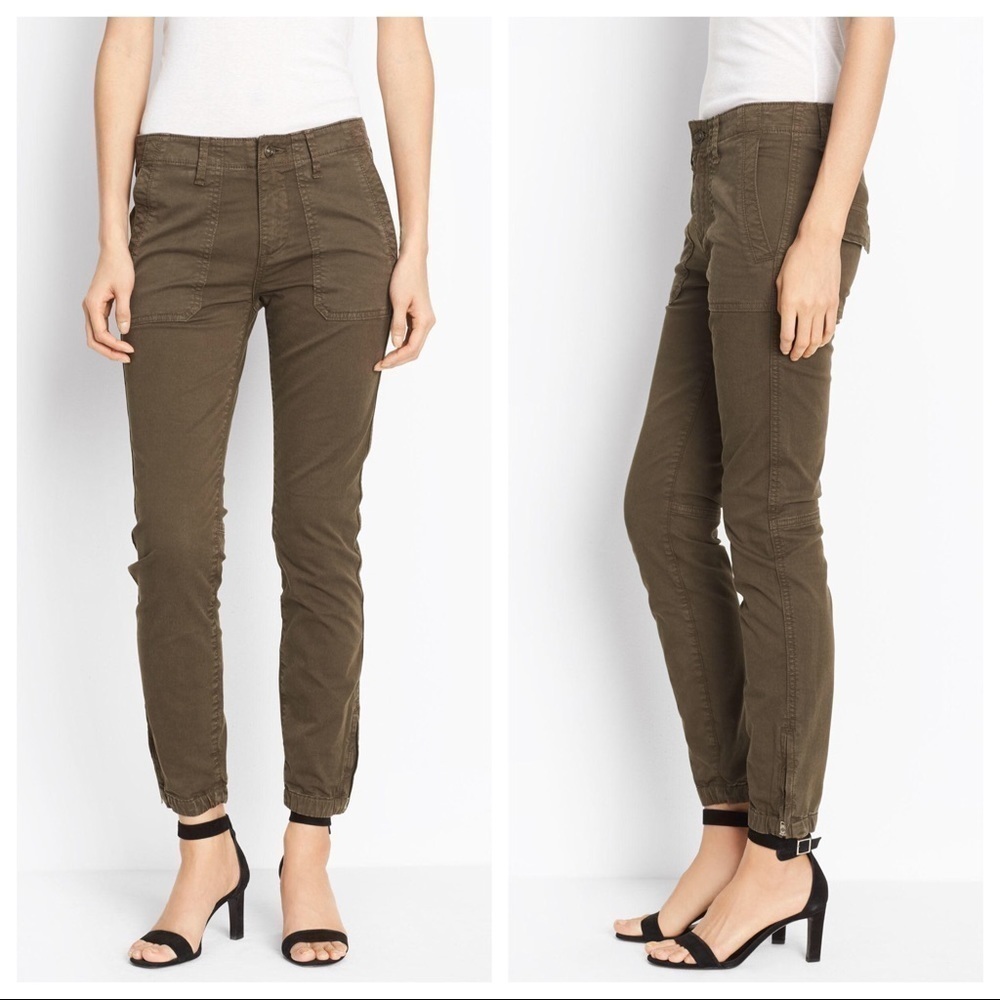 Vince. Ankle Zip Utility Pants - Picture 2 of 6